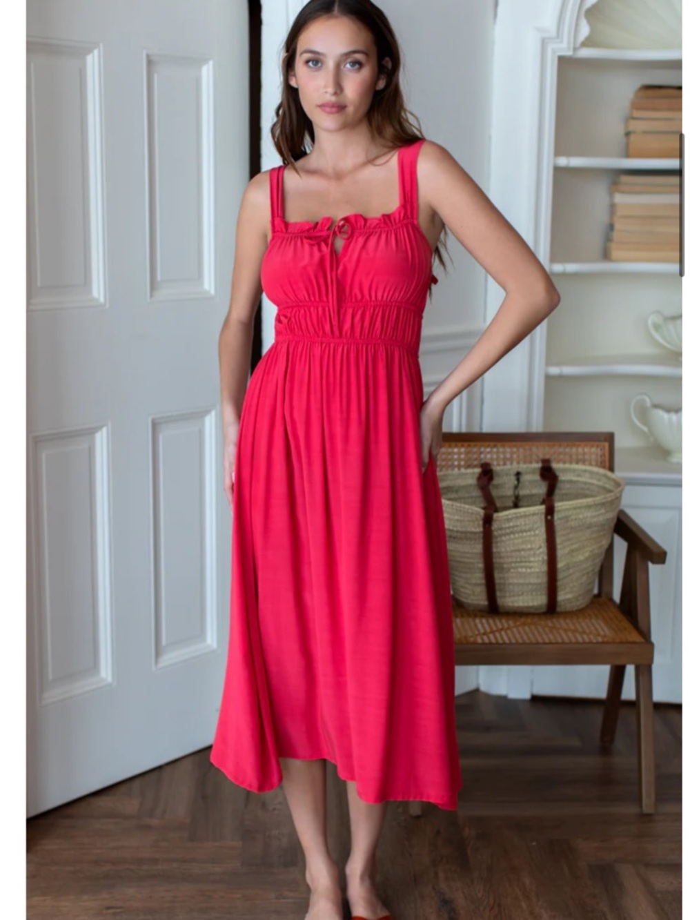 Emerson Fry pipa midi dress